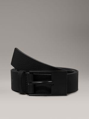 black leather belt for men calvin klein jeans