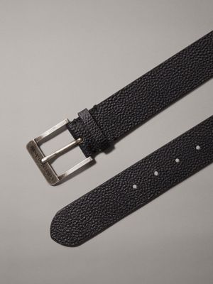 black leather belt for men calvin klein jeans