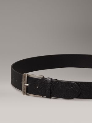 black leather belt for men calvin klein jeans