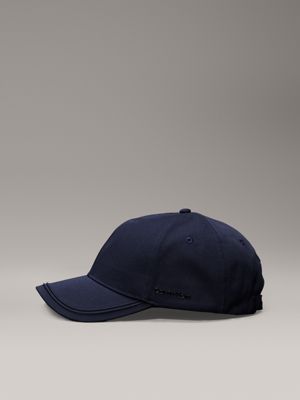 navy twill cap for men calvin klein