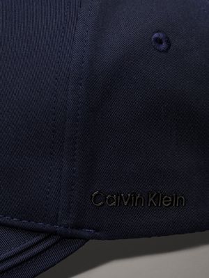 navy twill cap for men calvin klein