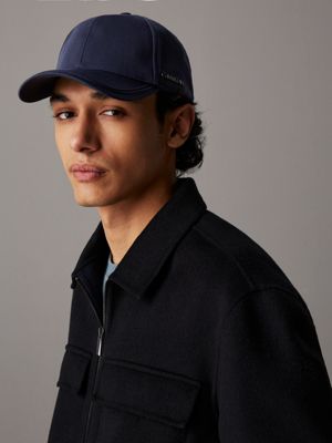 navy twill cap for men calvin klein