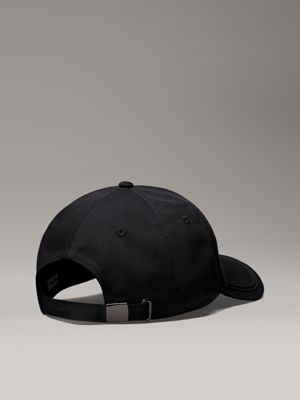 pvh black twill cap for men calvin klein