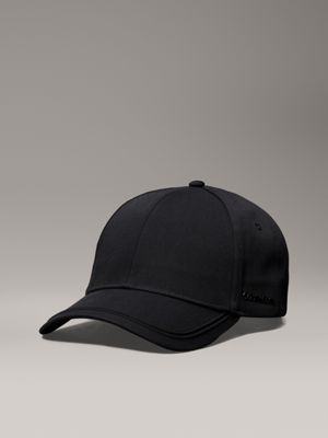 black twill cap for men calvin klein