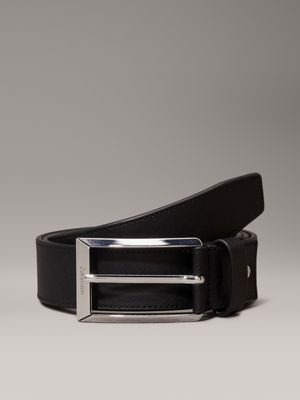 black leather belt for men calvin klein