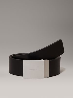 black leather belt for men calvin klein