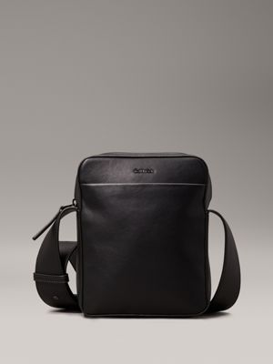 black reporter bag for men calvin klein