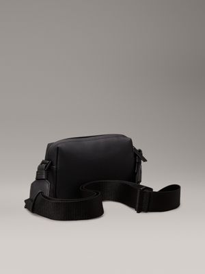 black caviar crossbody bag for men calvin klein