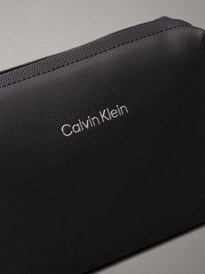 black caviar crossbody bag for men calvin klein