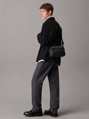 black crossbody bag for men calvin klein
