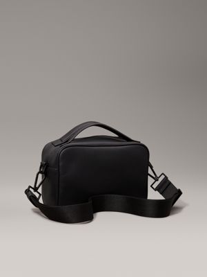 black caviar crossbody bag for men calvin klein