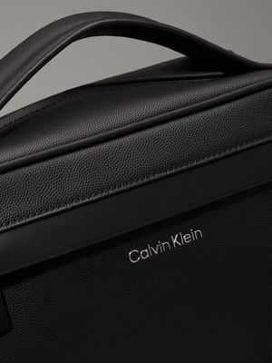 black caviar crossbody bag for men calvin klein