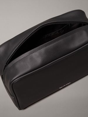 black caviar wash bag for men calvin klein