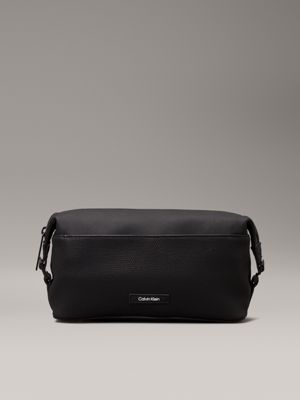 black wash bag for men calvin klein