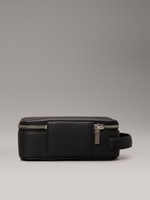 pvh black wash bag for men calvin klein