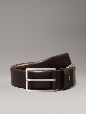 black leather belt for men calvin klein