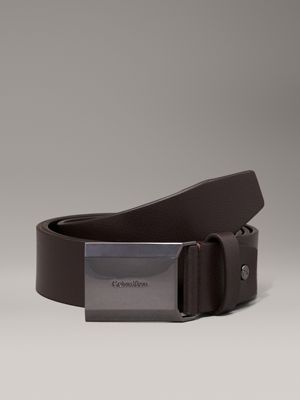 black leather belt for men calvin klein