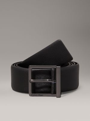 black leather belt for men calvin klein