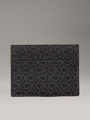 black logo cardholder for men calvin klein