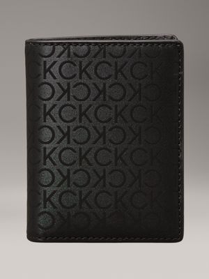 black logo rfid billfold wallet for men calvin klein