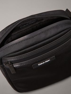 borsa reporter a tracolla ck black da uomini calvin klein