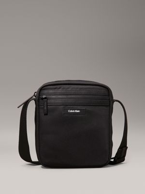 black reporter bag for men calvin klein