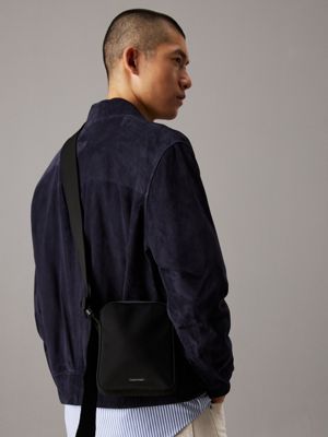 ck black reporter bag for men calvin klein