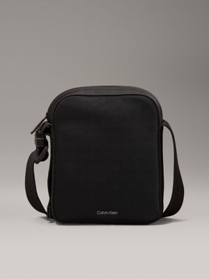 black reporter bag for men calvin klein