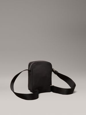 ck black small reporter bag for men calvin klein