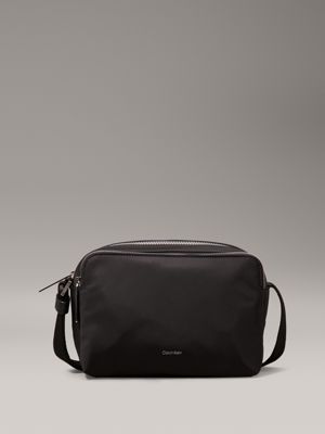 black crossbody camera bag for men calvin klein