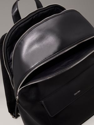 ck black laptop backpack for men calvin klein