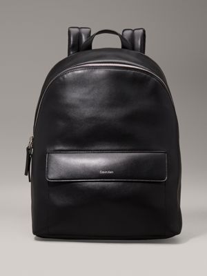 black laptop backpack for men calvin klein