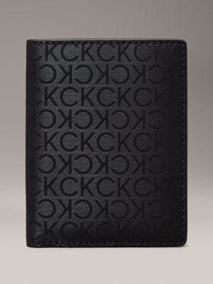 black logo rfid bifold wallet for men calvin klein