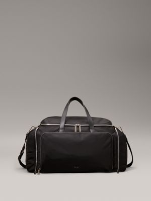 black weekend bag for men calvin klein