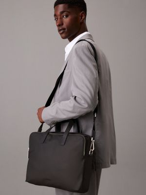 ck black laptop bag for men calvin klein