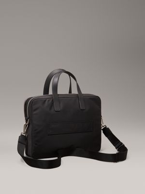 ck black laptop bag for men calvin klein