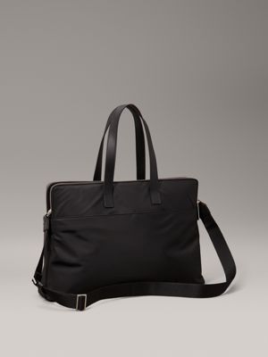 ck black laptop bag for men calvin klein