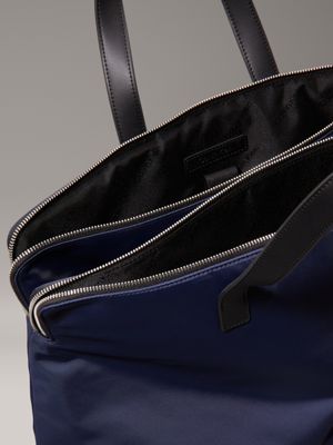 dark sapphire laptop bag for men calvin klein