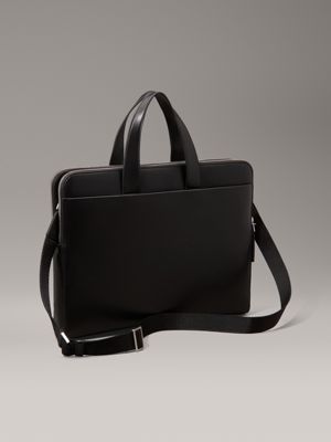 ck black laptop bag for men calvin klein