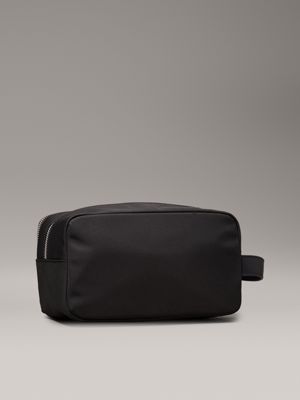 ck black nylon wash bag for men calvin klein