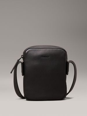 black reporter bag for men calvin klein