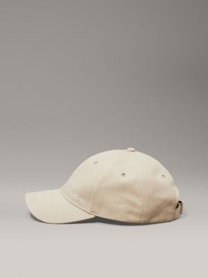 silver sage linen blend cap for men calvin klein