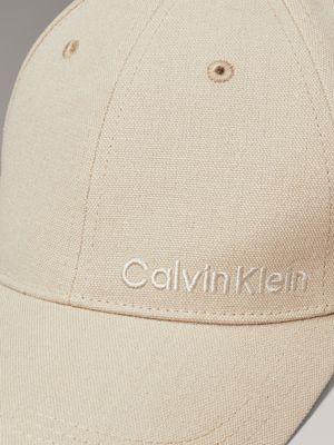 silver sage linen blend cap for men calvin klein