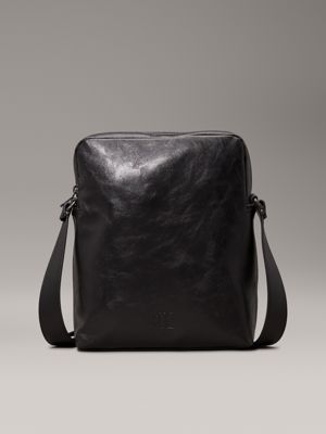 black large reporter bag for men calvin klein jeans