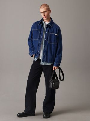 sac en bandoulière black pour hommes calvin klein jeans