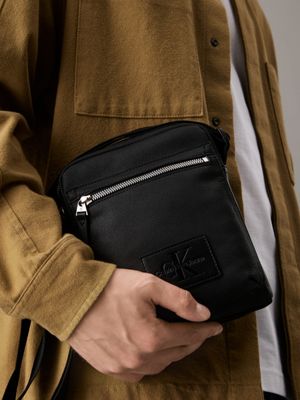 black crossbody bag for men calvin klein jeans