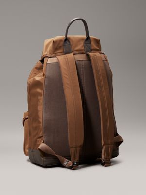 shitake flap backpack for men calvin klein jeans