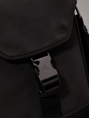 black flat reporter bag for men calvin klein jeans