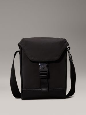 black flat reporter bag for men calvin klein jeans