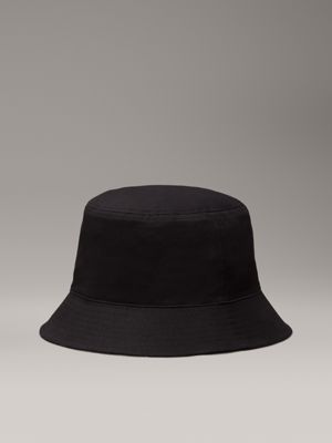 black logo bucket hat for men calvin klein jeans